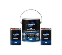 FabioT. FT Paints 1.10 L Kit Chassis Paint with Satin Gloss Finish for Commercial Vehicle Undercarriages- RAL 9010-Pure White