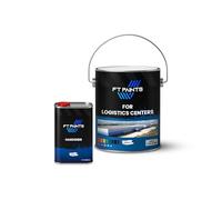 FabioT. FT Paints 1.10L Kit Floor Paint with Semi Gloss Finish for Logistics Centers- RAL 7040-Window Grey