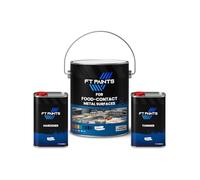 FabioT. FT Paints 1.10L Kit Food-Safe Paint with Gloss Finish for Food-Contact Metal Surfaces- RAL 7012-Basalt Grey