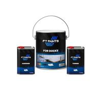 FabioT. FT Paints 1.10L Kit Mica Paint Matt Anti-Corrosion Coating for Docks- RAL 5002-Ultramarine Blue