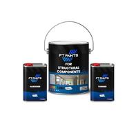 FabioT. FT Paints 1.10L Kit Water-Based Polyurethane Paint for Structural Components- RAL 5015-Sky Blue