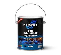 FabioT. FT Paints 100 ml Sample Topcoat Satin-Matt Paint for Large Industrial Surfaces-RAL 7001-Silver Grey