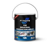FabioT. FT Paints 100ml Sample Floor Semi Gloss Paint for Industrial Production Areas- RAL 9005-Jet Black