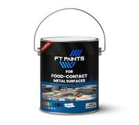 FabioT. FT Paints 100ml Sample Food-Safe Paint with Gloss Finish for Food-Contact Metal Surfaces- RAL 7042-Traffic Grey A