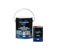 FabioT. FT Paints 2.7 L Kit Synthetic Paint with Matt Finish For Interior and Exterior Industrial Surfaces-RAL 9011-Graphite Black