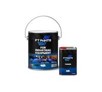 FabioT. FT Paints 2.7 L Kit Topcoat Satin-Matt Paint for Large Industrial Surfaces-RAL 7001-Silver Grey