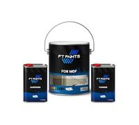 FabioT. FT Paints 2.75L Kit Fast-Drying Wood Paint with Gloss Finish for MDF- RAL 6011-Reseda Green
