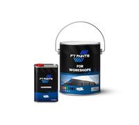 FabioT. FT Paints 2.75L Kit Floor Paint with Semi Gloss Finish for Workshops- RAL 6011-Reseda Green