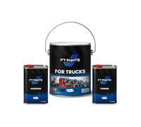 FabioT. FT Paints 2.75L Kit Heavy-Duty Paint with Gloss Finish for Trucks- RAL 7016-Anthracite Grey