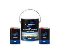 FabioT. FT Paints 2.75L Kit Mica Paint Matt Anti-Corrosion Coating for Seawater Structures- RAL 7040-Window Grey