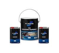FabioT. FT Paints 20.0L Kit Texture Paint with Semi Gloss for Industrial Equipment- RAL 9011-Graphite Black