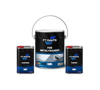 FabioT. FT Paints 20.0L Kit Water-Based Polyurethane Paint for Metal Facades- RAL 7016-Anthracite Grey