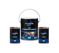 FabioT. FT Paints 5.50L Kit Water-Based Polyurethane Paint for Commercial Vehicles- RAL 7042-Traffic Grey A