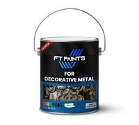 FabioT. FT Paints Sample 100ml 1K Metal Satin Paint For Decorative Metal- RAL 9010-Pure White