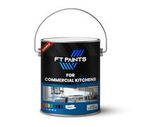 FabioT. FT Paints Sample 100ml 2K Anti-Slip Floor Paint with E9006 Hardener (Fast Drying) For Commercial Kitchens- RAL 7035-Light Grey