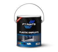 FabioT. FT Paints Sample 100ml Acrylic Paint Gloss Finish For Plastic Displays- RAL 7001-Silver Grey