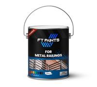 FabioT. FT Paints Sample 100ml Semi-Gloss Enamel Paint For Metal Railings- RAL 5015-Sky Blue