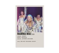 FABIVA Alternative Minimalist Movie Cover Mamma Mia 2008 12 Canvas Poster Wall Art Decor Print Picture Paintings for Living Room Bedroom Decoration Unframe-style 08x12inch(20x30cm)