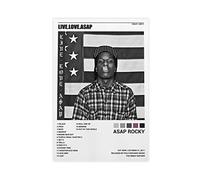 FABIVA ASAP Rocky Poster Live Love ASAP Album Cover Canvas Poster Bedroom Decor Sports Landscape Office Room Decor Gift Unframe-style 16x24inch(40x60cm)