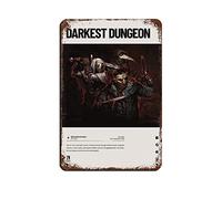 FABIVA Darkest Dungeon (2016) Video Game Poster Tin Sign Vintage Metal Pub Club Cafe Bar Home Wall Art Decoration Poster Retro 8x12inch(20x30cm)