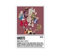 FABIVA Ghosts Poster TV Show Canvas Poster Bedroom Decor Sports Landscape Office Room Decor Gift Unframe-style 08x12inch(20x30cm)