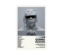 FABIVA Gunna Poster DS4EVER Album Cover Poster Canvas Poster Wall Art Decor Print Picture Paintings for Living Room Bedroom Decoration Unframe-style 12x18inch(30x45cm)