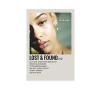FABIVA Jorja Smith Poster Lost And Found Minimalist Music Album Poster Canvas Poster Wall Art Decor Print Picture Paintings for Living Room Bedroom Decoration Unframe-style 12x18inch(30x45cm)