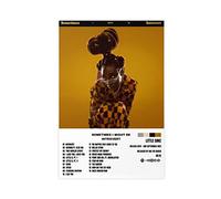 FABIVA Little Simz Poster Sometimes I Might Be Introvert Album Cover Canvas Poster Wall Art Decor Print Picture Paintings for Living Room Bedroom Decoration Unframe-style 12x18inch(30x45cm)