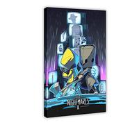 FABIVA Six And Mono Little Nightmares 2 Comic Video Games 49 Canvas Poster Bedroom Decor Sports Landscape Office Room Decor Gift Frame-style 16x24inch(40x60cm)