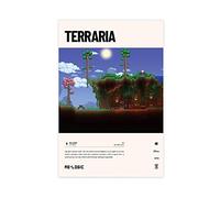 FABIVA Terraria (2011) Video Game Poster Canvas Poster Bedroom Decor Sports Landscape Office Room Decor Gift Unframe-style 08x12inch(20x30cm)