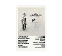 FABIVA Zach Bryan Quiet, Heavy Dreams Album Cover Canvas Poster Bedroom Decor Sports Landscape Office Room Decor Gift Unframe-style 12x18inch(30x45cm)
