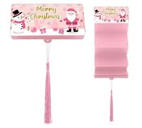 Fabixoin Christmas Money Holder | 10-Slot Festive Wallet,Merry Christmas Cash Holder - for Women Men Kids Holiday Party Celebration