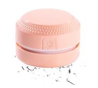 Fabixoin Desktop Cleaner Mini,Mini Table Dust Cleaner Machine - 360 Degree Rotating Low-Noise Appliance for Craft Room Window Dorm Room College Dashboard Counter