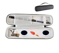 Fabixoin Fishing Rod Case - Fishing Rod Storage Holder | Waterproof Holder Ergonomic Carrier for Adventures Men Husband Anglers Dad Outdoor Camping