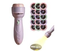 Fabixoin Torch And Projector,Torch Light And Projector With 15 Images, Children's Projector Torches, Kids Night Light Torches, 120 Patterns Kids Flashlight Projector Toys For Toddler And Age 3+ Years