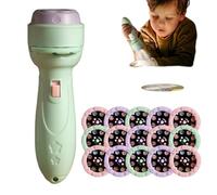 Fabixoin Torch And Projector,Torch Light And Projector With 15 Images, Children's Projector Torches, Kids Night Light Torches, 120 Patterns Kids Flashlight Projector Toys For Toddler And Age 3+ Years