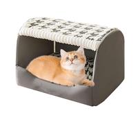 Fabixoin Warm Dog Bed For Winter, Warm Covered Cat Bed, Removable Washable Cat Beds For Indoor Cats, Cosy Cat Bed Cat House Indoor, Cozy Cave Dog Bed Small Dogs, Dog Snuggle Sack