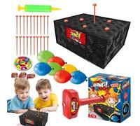 Fabixoin Whack A Balloon Game, 2024 New Balloon Blasting Game, Hammer Balloon Box Game, Blasts Box Game Set Game Multiplayer For Class Activities, Holiday, 100 Mixed-color