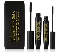 Fablashous 2-Piece 3D Thickening and Lengthening Black Natural Green Tea Fibre Lash Mascara Set1 Units