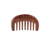 Fable & Mane Scalp Massager Comb, Wide-toothed, 100% Natural Ebony Wood, Detangles Strands and Gently Massages the Scalp (1PC)