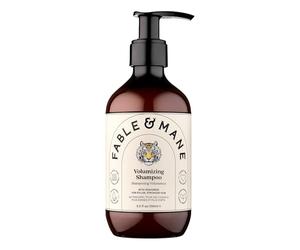 Fable & Mane Volumizing Shampoo, adds Weightless Volume from Roots to Ends. Cleanses and Shine-Boosting with Alma For Thinning, Fine or Medium Hair Types (250ml)