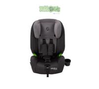 FableKids Child Car Seat with Isofix, i-Size, 3-Point Safety Harness, Adjustable Headrest, Cup Holder, Grey (for Children 15M-150cm) | Grey