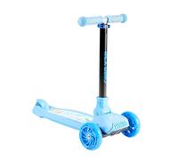 FableKids children's city scooter height-adjustable | foldable | LED wheels | pedal brake | for toddlers from 3 years | up to 50 kg loadable | kick scooter
