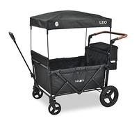 FableKids Follower Stroller Leo X4Plus with Roof | Folding Transport Trolley | Load up to 20 kg per seat | 4X 5-point Harness | 360° Off Road Wheel | Foot Brake | Oxford 600D | Ventilation Mesh