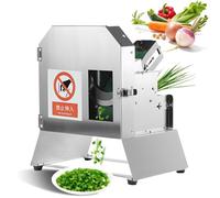 Fablestoryem Commercial Electric Vegetable & Fruit Slicer, Scallion Cutter