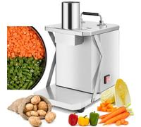 Fablestoryem Commercial Vegetable Dicer, Electric Onion Dicer, Stainless Steel Automatic Fruit and Vegetable Chopper,Automatic Potato Onion Carrot Dicing Cube Cutting Machine,All