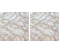 Fablon 67.5 cm x 2 m Roll Marble Effect, Grey Beige (Pack of 2)