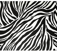 Fablon FAB10132 45 cm x 2 m Roll Zebra, Black