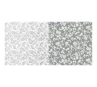 Fablon FAB11905 45 cm x 2 m Roll Cirrus & FAB10134 45 cm x 2 m Roll Heritage, Silver