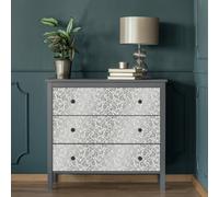 Fablon FAB10134 45 cm x 2 m Roll Heritage, Silver